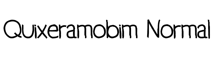 Quixeramobim Normal Font