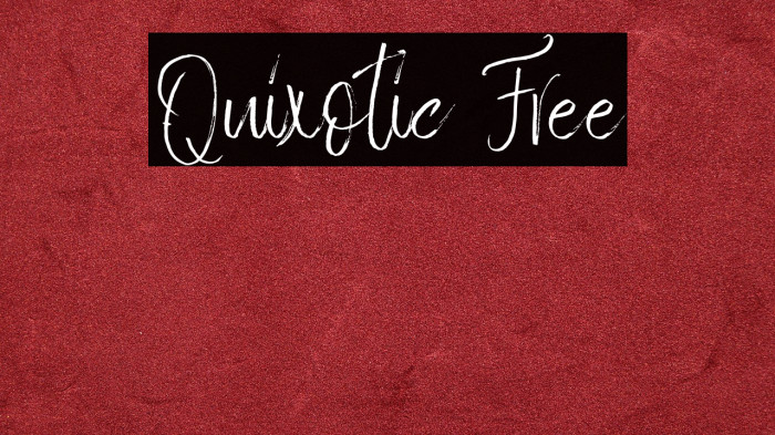 Quixotic Free Example 3