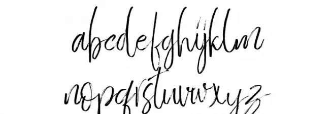 Quixotic Free Font LOWERCASE