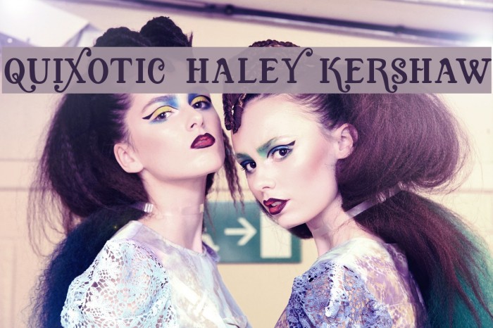 Quixotic, Haley Kershaw Font examples