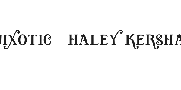 Quixotic, Haley Kershaw Logo