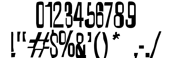 Quixotic-Regular Font OTHER CHARS