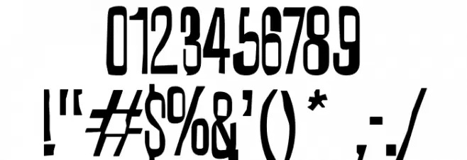 Quixotic-Regular Font OTHER CHARS