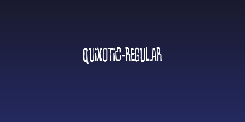 Quixotic-Regular Social Header