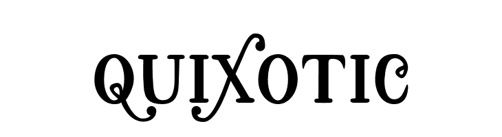 Quixotic  免费字体下载