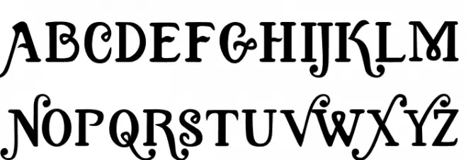 Quixotic フォント 大文字