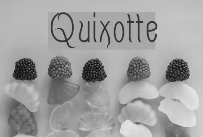 Quixotte Font examples