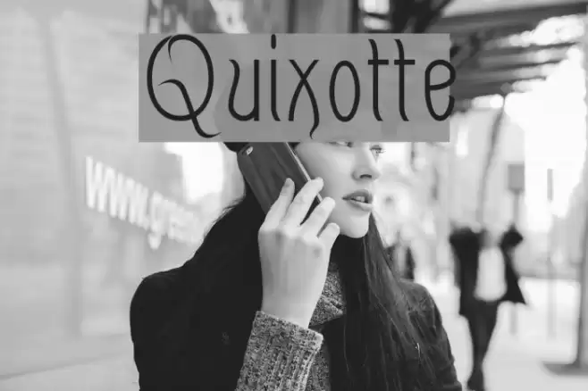 Quixotte Font examples