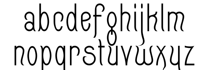 Quixotte Font LOWERCASE