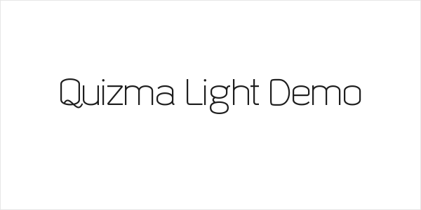 Quizma Light Demo Logo