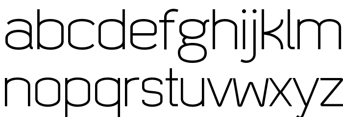Quizma Light Demo Font LOWERCASE