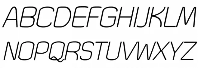 Quizma Light Italic Demo Fuentes MAYÚSCULAS