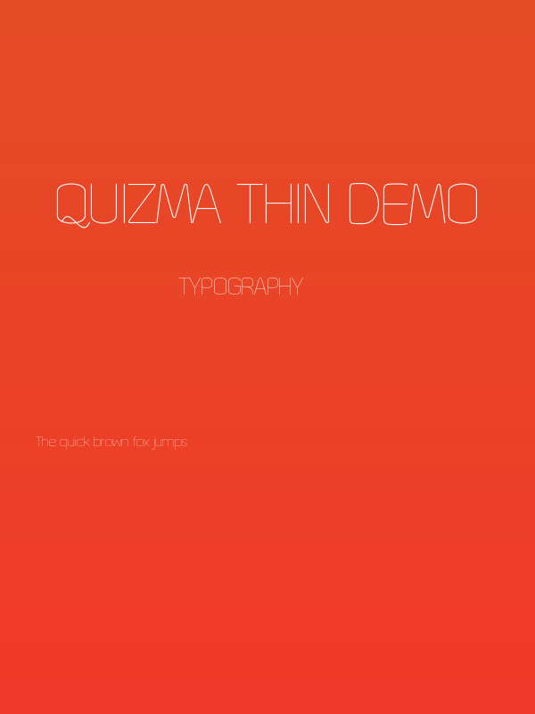 Quizma Thin Demo Poster