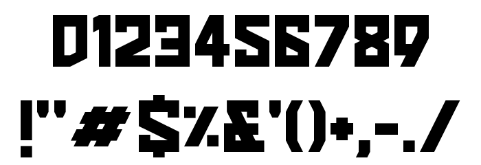 Quizzical Pitch Regular Font OTHER CHARS