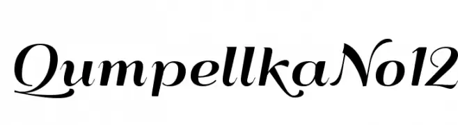 QumpellkaNo12  Frei Schriftart Herunterladen