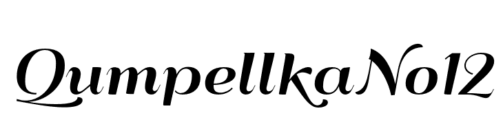 QumpellkaNo12  Скачать бесплатные шрифты