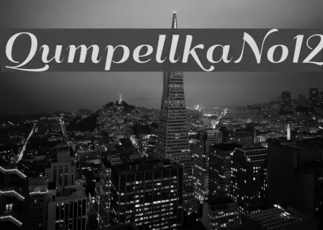 QumpellkaNo12 Font examples