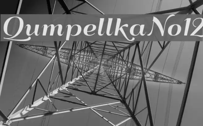 QumpellkaNo12 Font examples