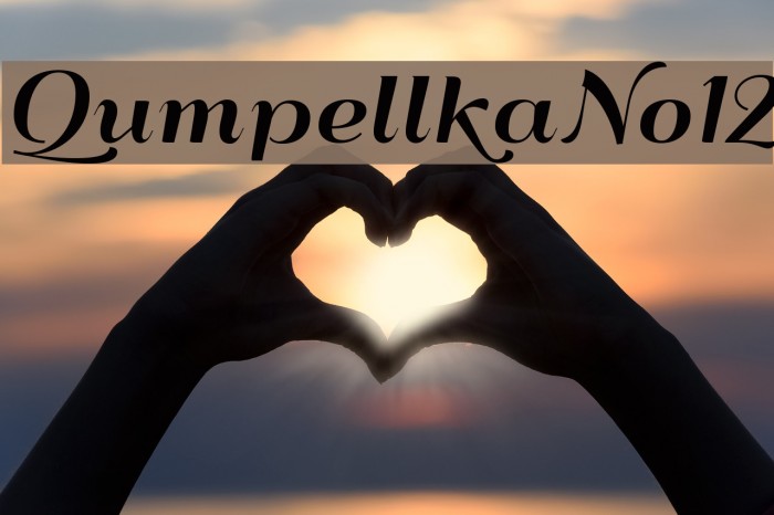 QumpellkaNo12 Font examples