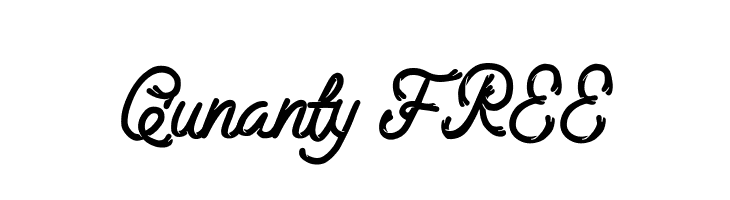 Qunanty FREE  font caratteri gratis