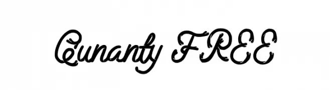 Qunanty FREE  Frei Schriftart Herunterladen