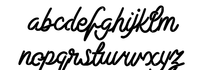 Qunanty FREE Font LOWERCASE