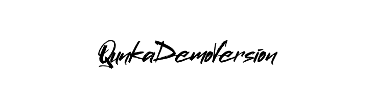 Qunka Demo Version  لخطوط تنزيل