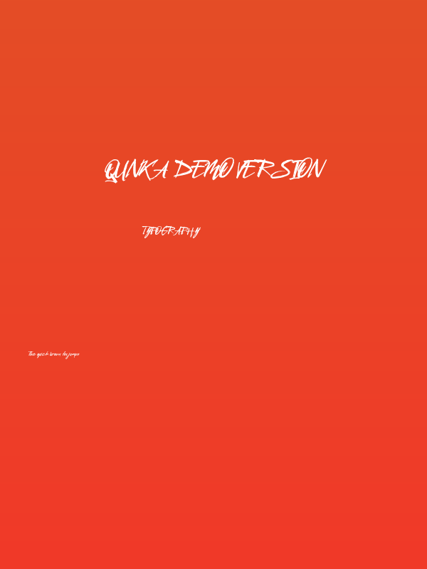 Qunka Demo Version Poster