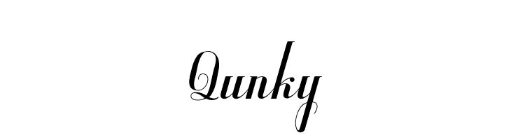 Qunky  नि: शुल्क फ़ॉन्ट्स डाउनलोड