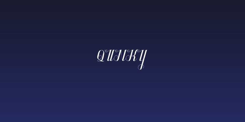 Qunky Social Header