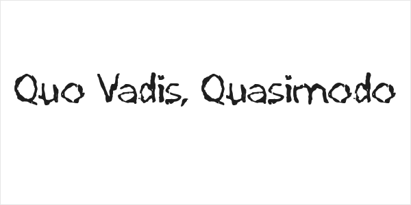 Quo Vadis, Quasimodo Logo