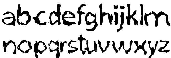 Quo Vadis, Quasimodo Font LOWERCASE