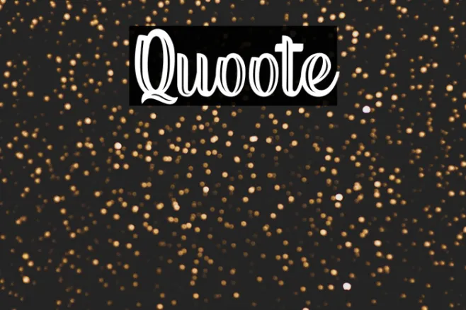 Quoote Example 1
