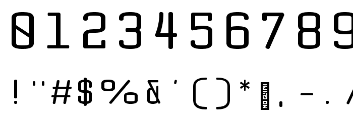 Quota Bold Ext. Font OTHER CHARS