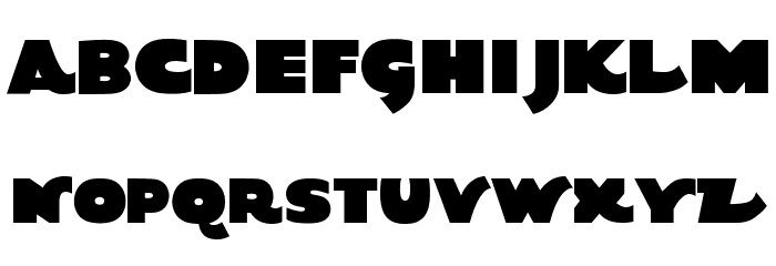 Quota Bold Font LOWERCASE