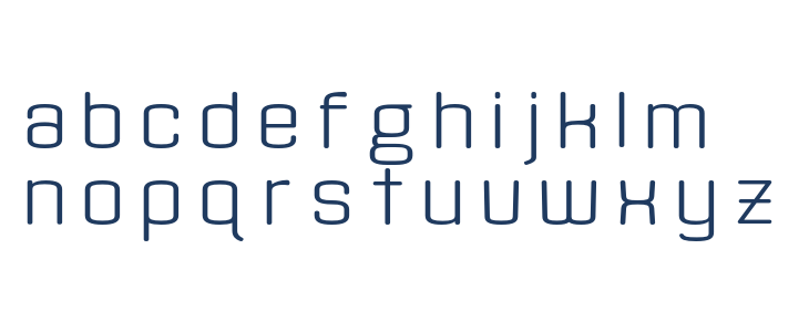 Quota Regular Ext. Lowercase