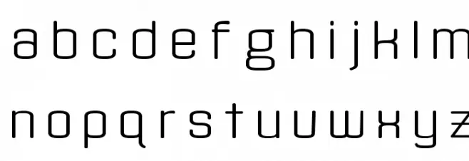 Quota Regular Ext. Caratteri MINUSCOLO