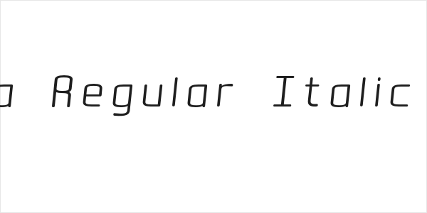 Quota Regular Italic Ext. Logo