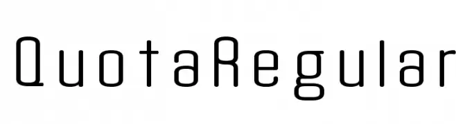 Quota Regular  Fuentes Gratis Descargar