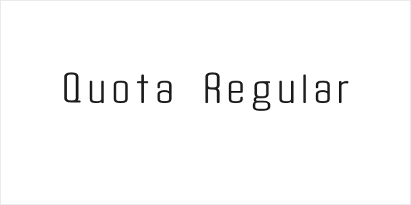 Quota Regular Logo