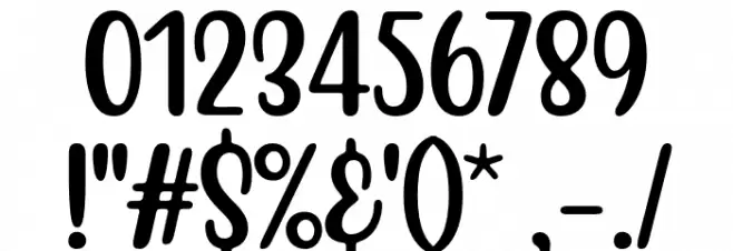 Quotable Font OTHER CHARS