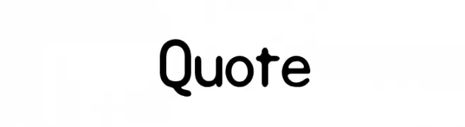 Quote  Descarca Fonturi Gratis