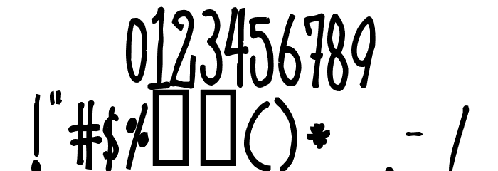 Quoted Positivity Font OTHER CHARS