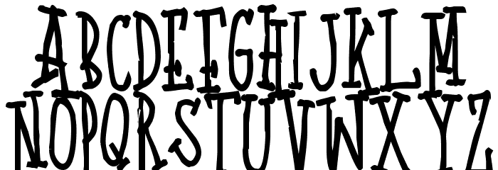 Quoted Positivity Font LOWERCASE