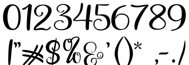 Quotesy Font OTHER CHARS