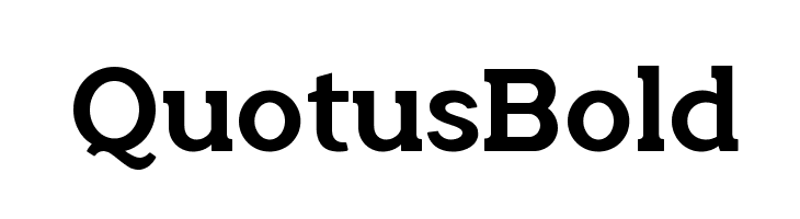 QuotusBold  Free Fonts Download
