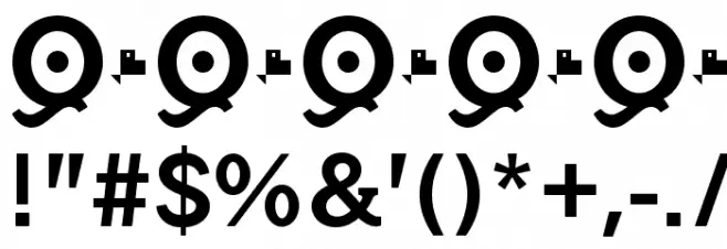 QuotusBold Font OTHER CHARS