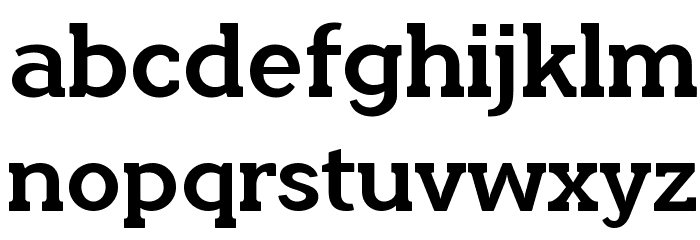 QuotusBold Font LOWERCASE