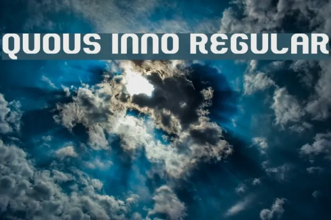 Quous Inno Regular Example 1