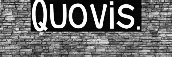 Quovis. Font examples